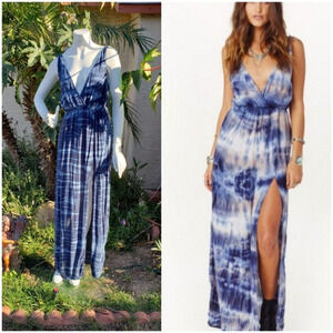 Planet Blue Life Tie Dye‎ Maxi Dress